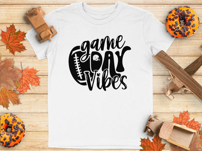 Game Day Vibes White Printed Shirt product type