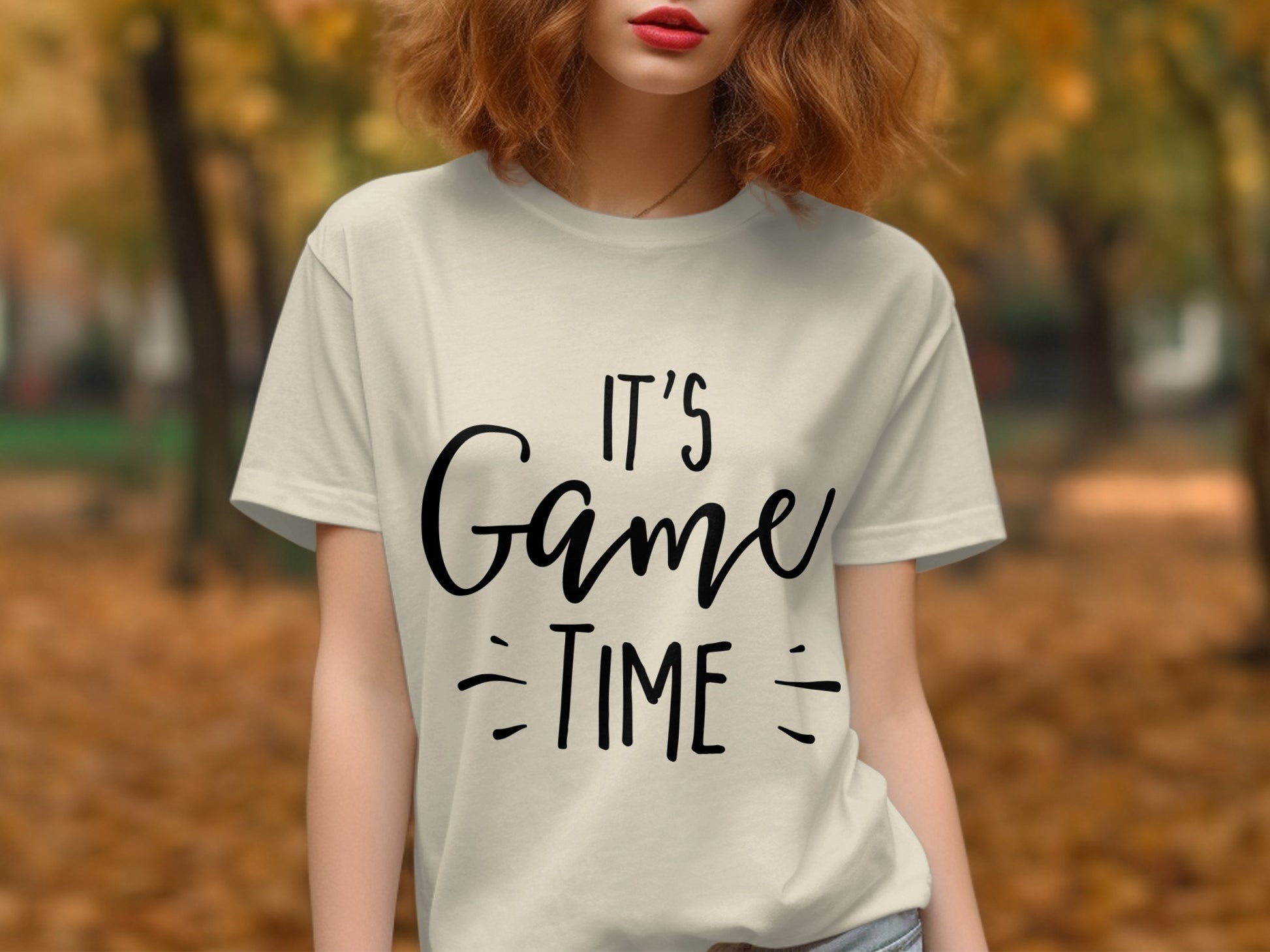 It's Game Time Women's Graphic Tee Shirt product type