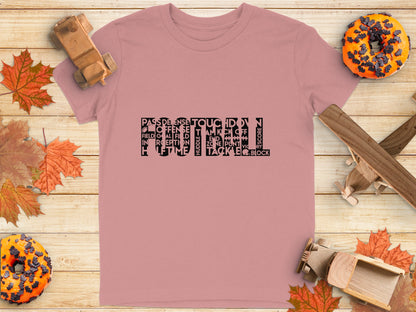 Football Terms Typography Design T-shirt Product