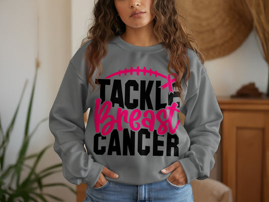 Tackle Breast Cancer Awareness Sweatshirt product