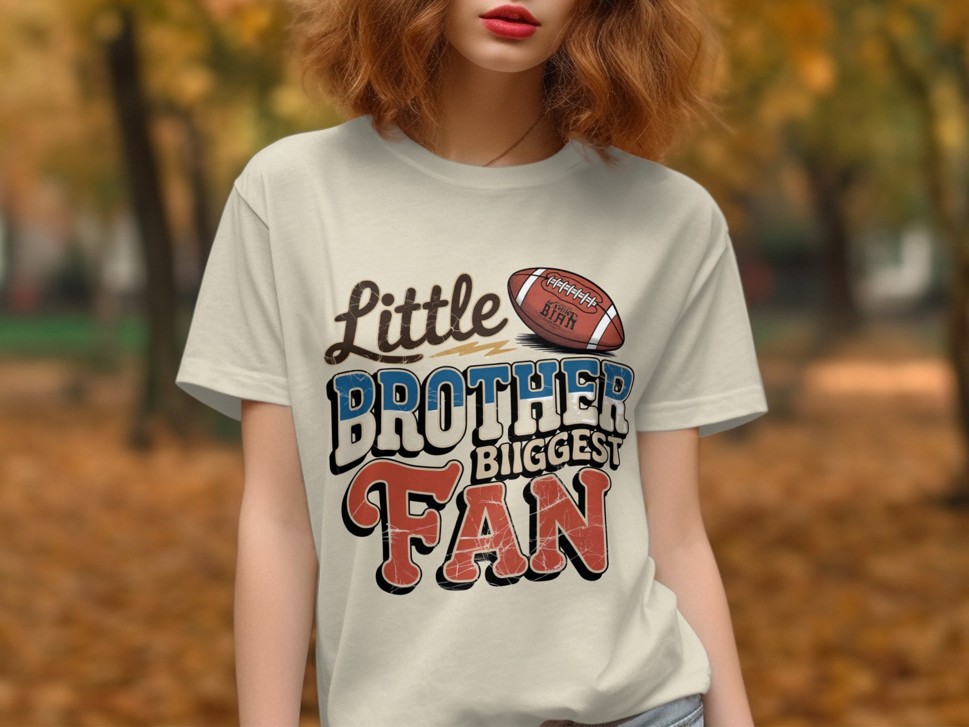 Little Brother Biggest Fan Football Lovers product type