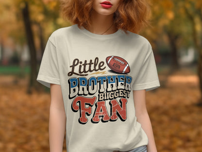 Little Brother Biggest Fan Football Lovers product type