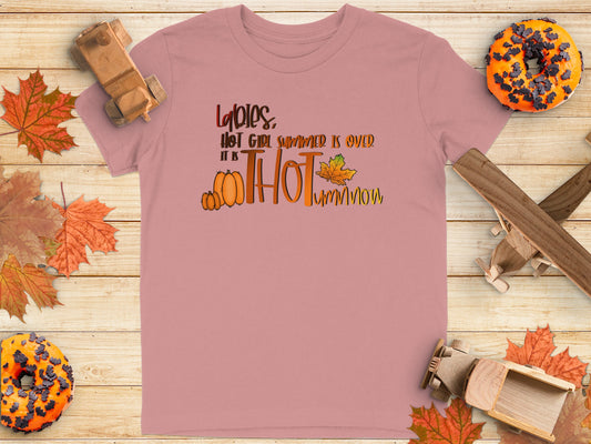 Ladies Fall Shirt Hot Girl Summer Pumpkin T Shirt product