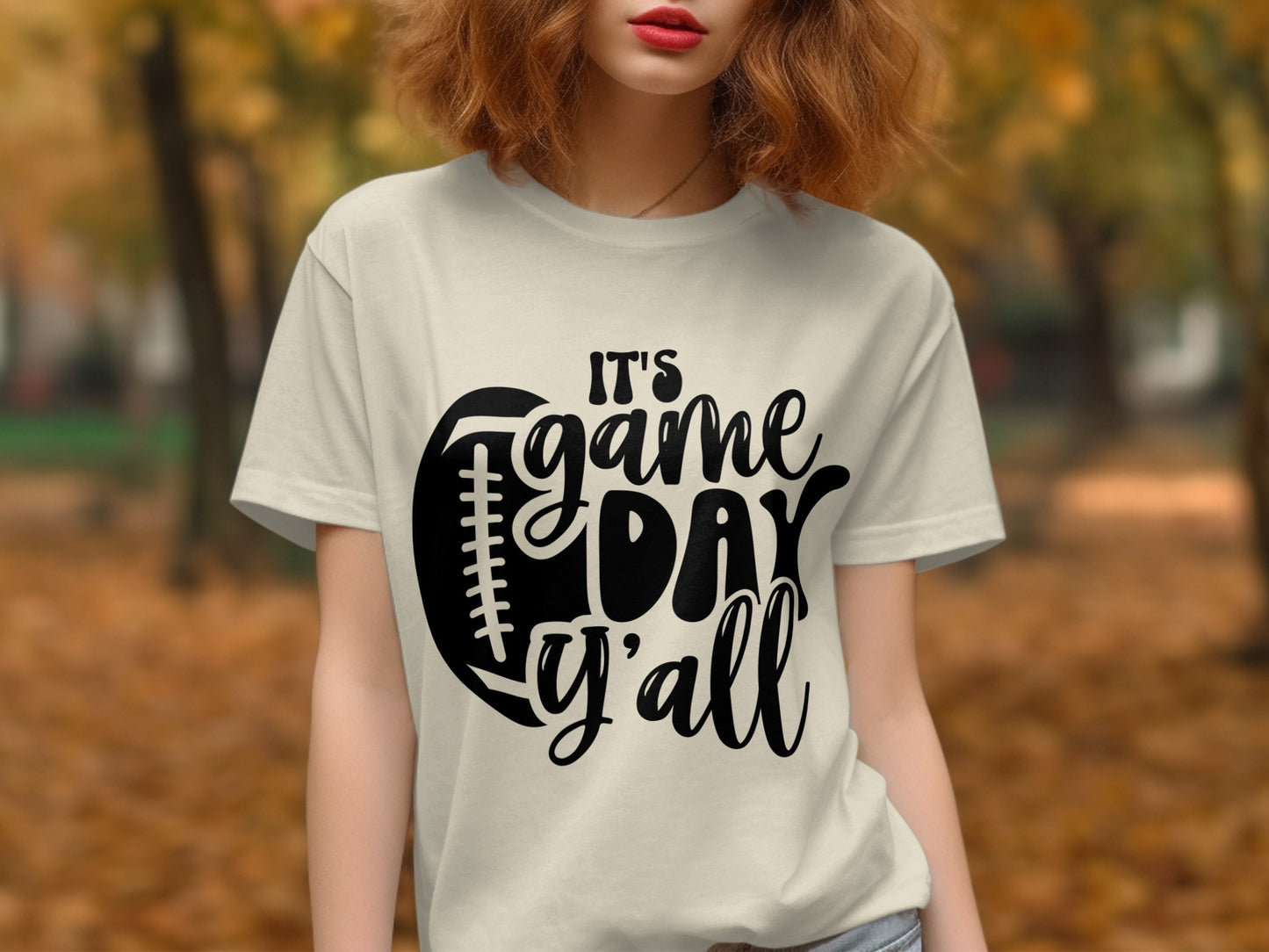 It's Game Day Y'all Football Graphic T-Shirt product