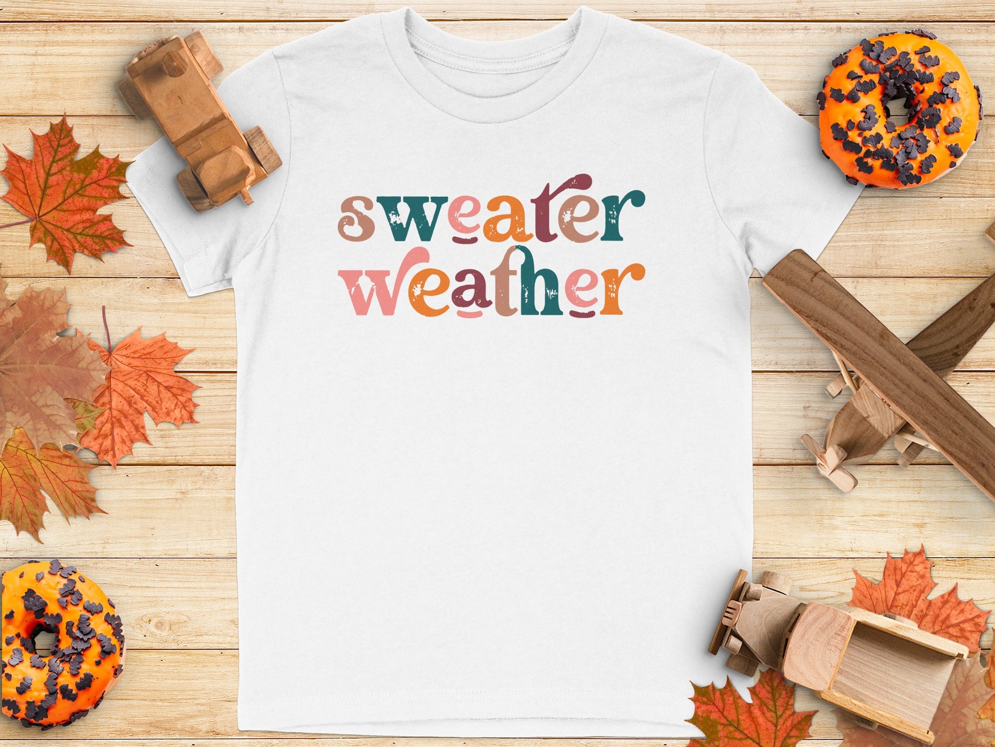 Sweater Weather Graphic Tee for Cozy Autumn Days product