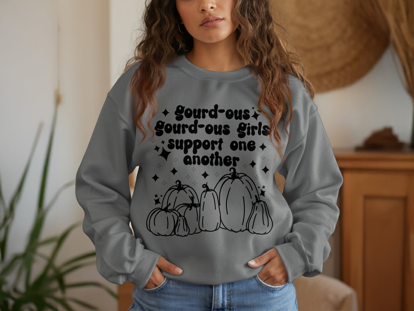 Gourd-eous Girls Support One Another Sweatshirt product type