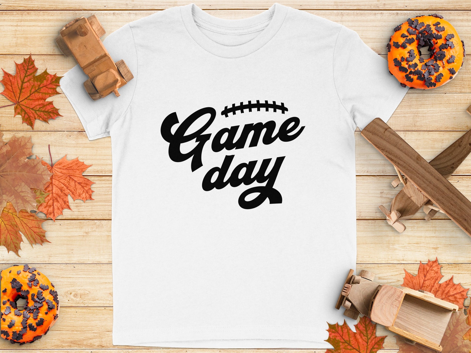 Game Day Football Themed Graphic T-Shirt product type