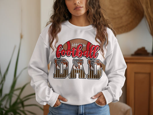 Football Dad Graphic Print Sweatshirt product type
