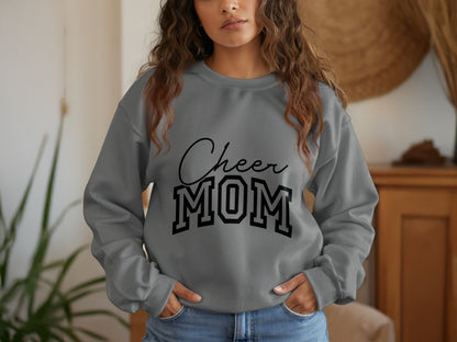 Cheer MOM Graphic Sweatshirt Cozy Casual Wear product
