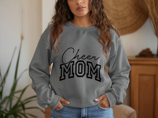 Cheer MOM Graphic Sweatshirt Cozy Casual Wear product