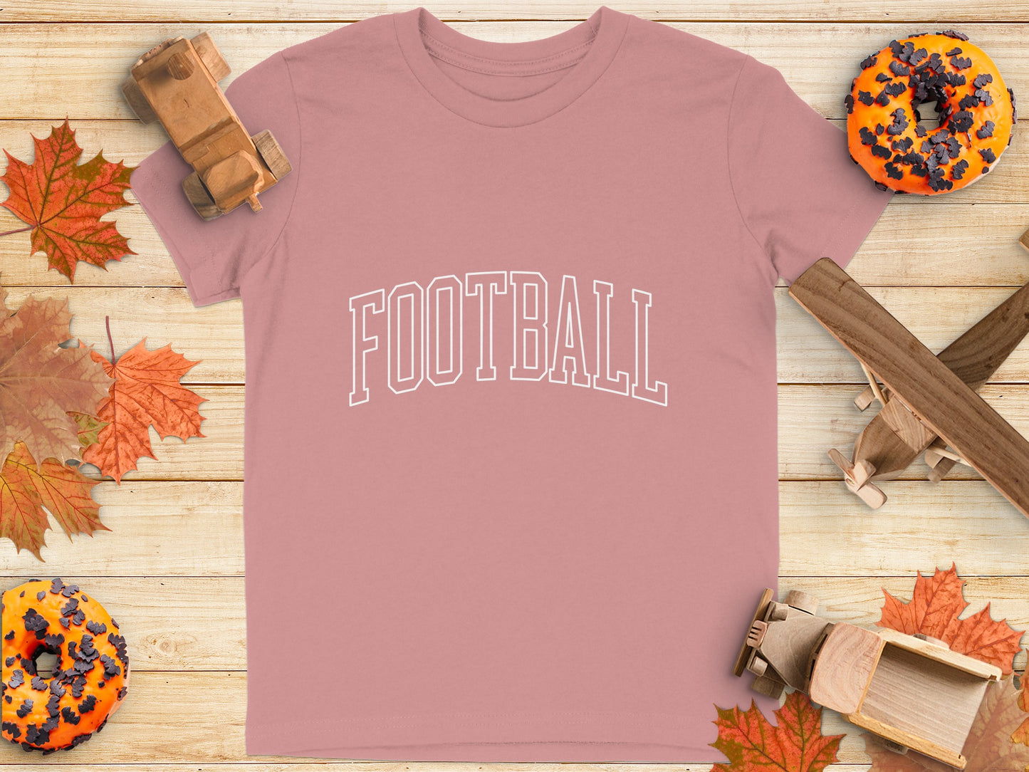 FOOTBALL Text Printed T-Shirt for Sports Enthusiasts Product