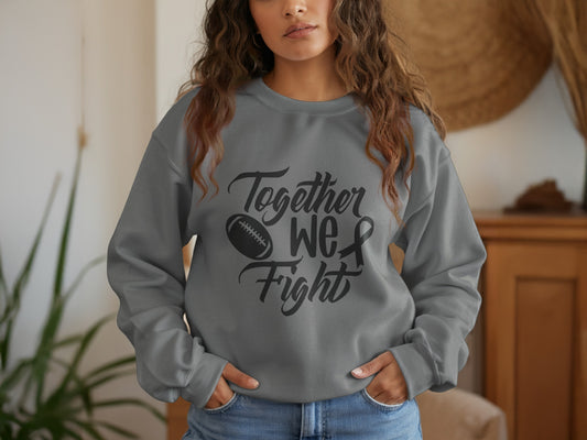 Together We Fight Sweatshirt Inspirational Apparel product