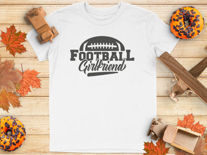 Football Girlfriend Graphic White T-shirt product
