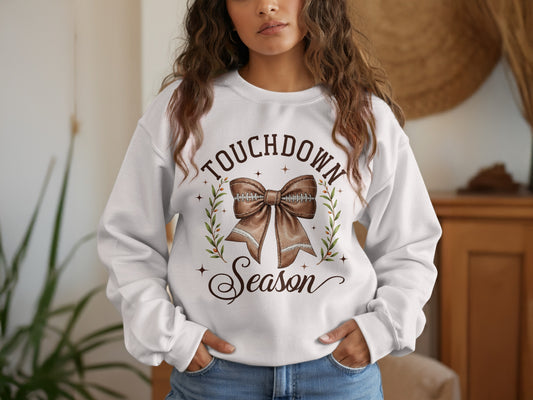 Touchdown Season Sweatshirt Football Theme Top product type