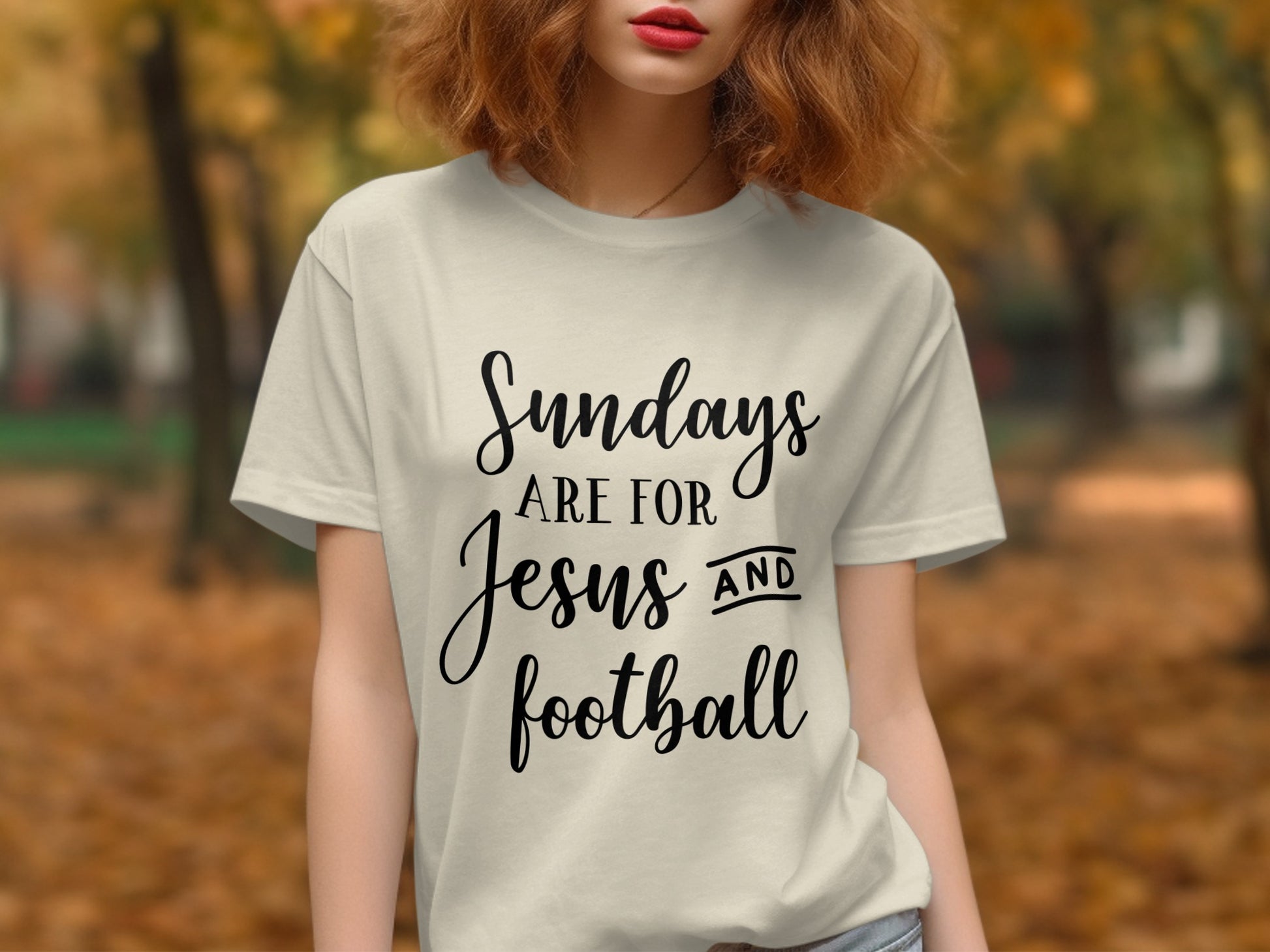 Sundays Are For Jesus And Football T-shirt product type
