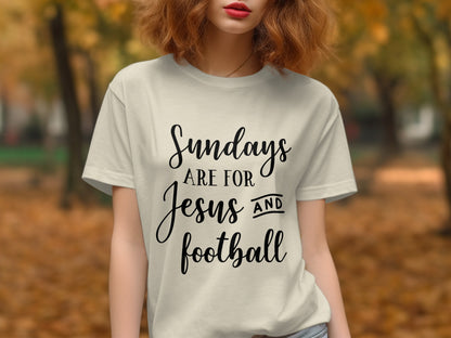 Sundays Are For Jesus And Football T-shirt product type