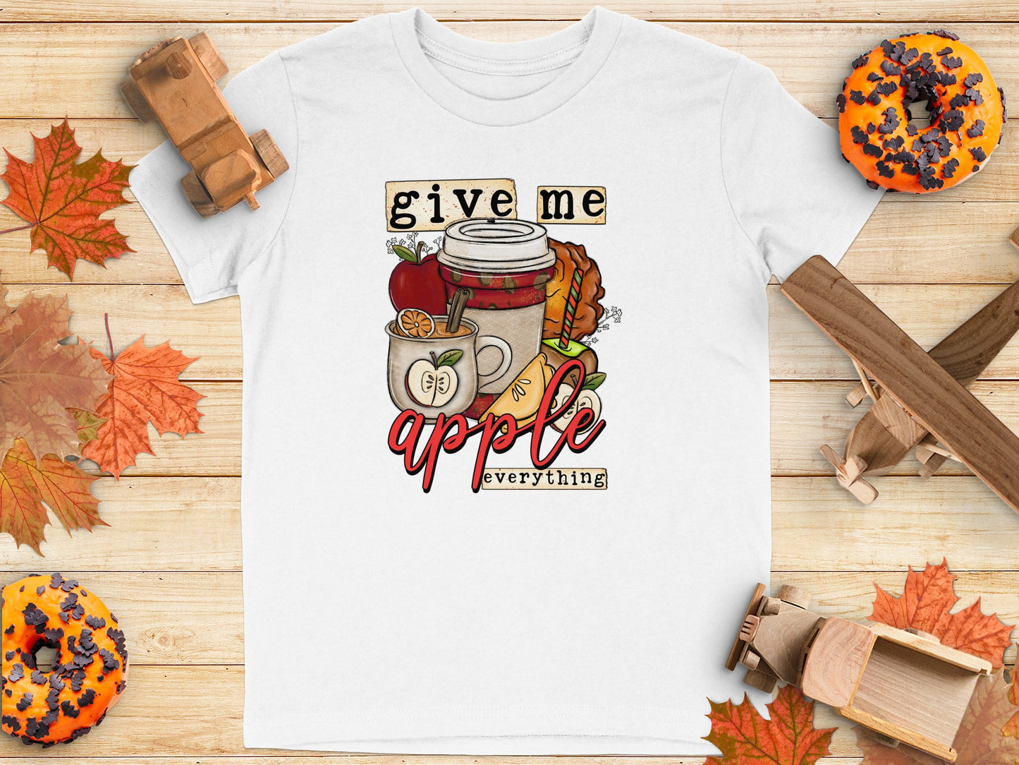 Give Me Apple Everything White Shirt product type