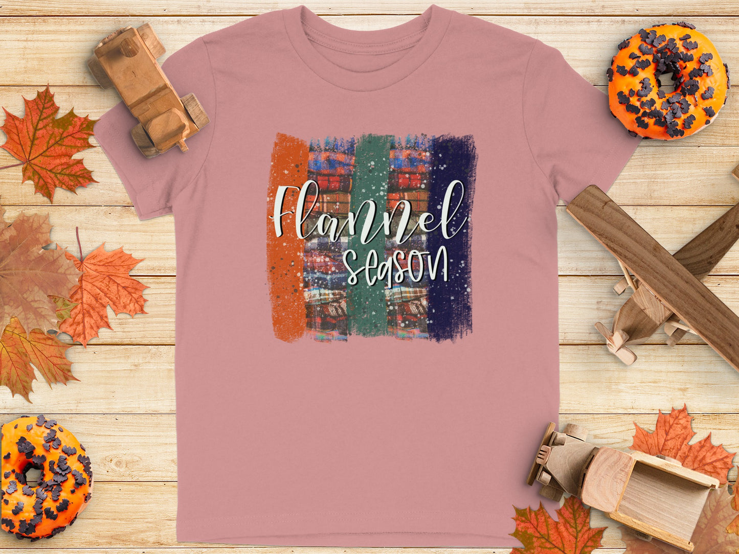Flannel Season Graphic Tee Holiday Themed Apparel product