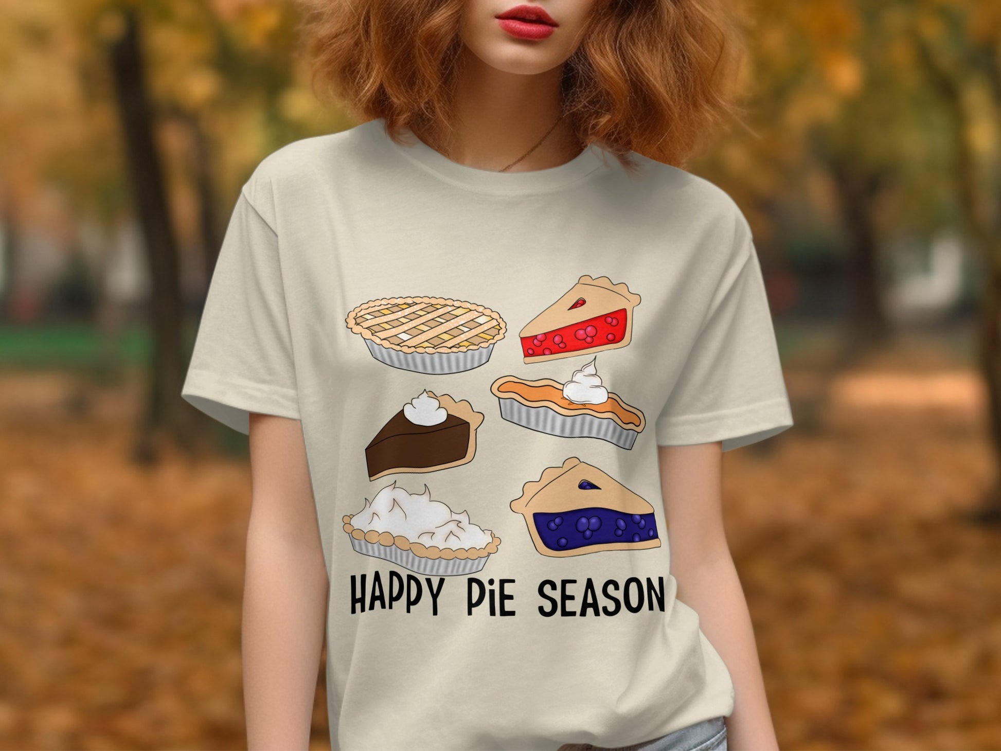 Happy Pie Season Themed Graphic T-Shirt product